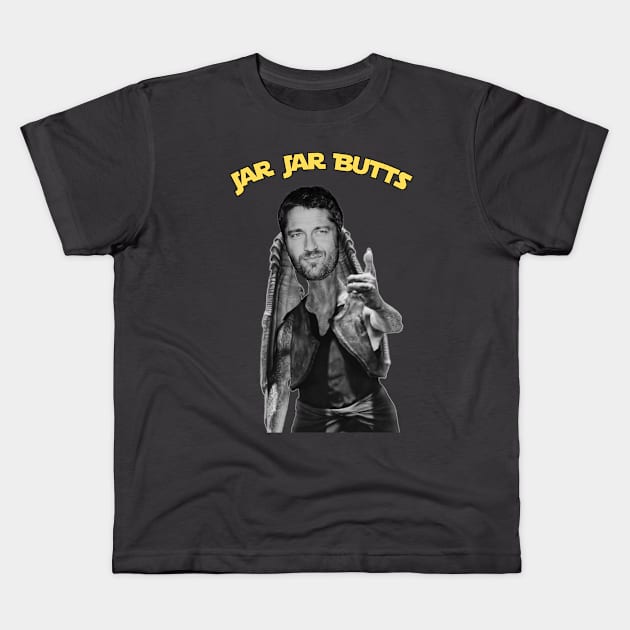 Jar Jar Butts Kids T-Shirt by BACK AGAIN?! Sequel Podcast